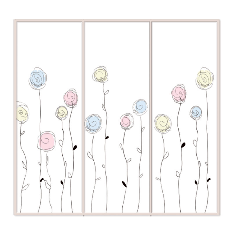 衣柜贴移门衣柜门推拉玻璃门柜门贴纸橱柜子改造翻新侧面装饰自粘