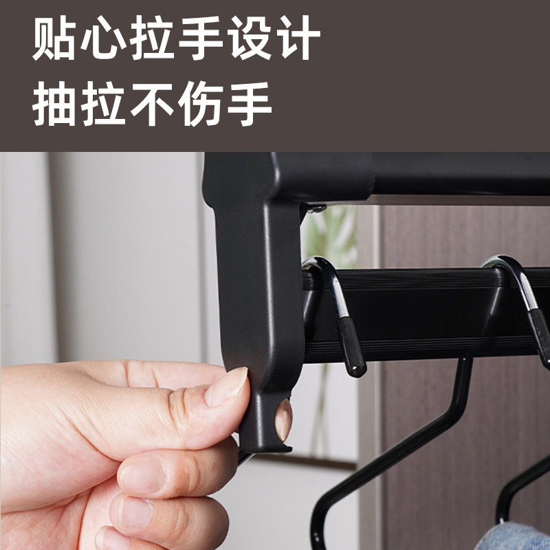 裤架伸缩滑轨衣柜内置顶装收纳家用挂裤子轨道衣帽间抽拉式裤抽架,基础建材,柜内裤架,淘宝优惠券,粉丝福利购,淘宝优惠卷