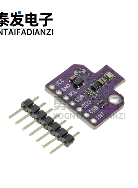 BMP388L 数字大气压力压强温度 24位高精度气压感测器模块I2C通讯