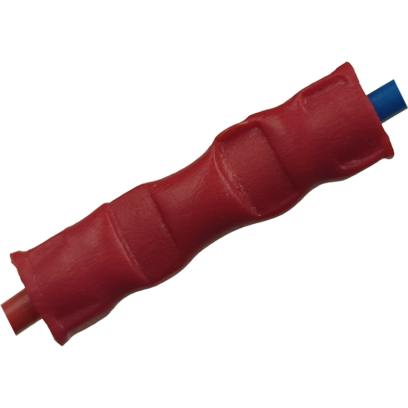 电线掐线接线端子中间接头BV2-5夹卡冷压铜管对接小连接管BV1.25