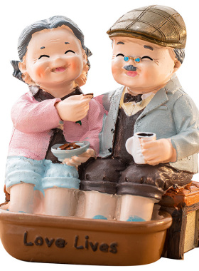 情侣摆件家居装饰品电视柜卧室房间床头柜客厅结婚小礼物2021新款