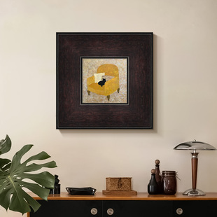 法式中古风卧室装饰画画《慵懒一隅》小众艺术椅子挂画画饭厅床头