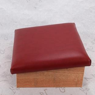 折叠皮革蒲团拜凳拜佛椅礼佛垫 打坐垫 禅修垫实木拜垫拜佛垫跪垫