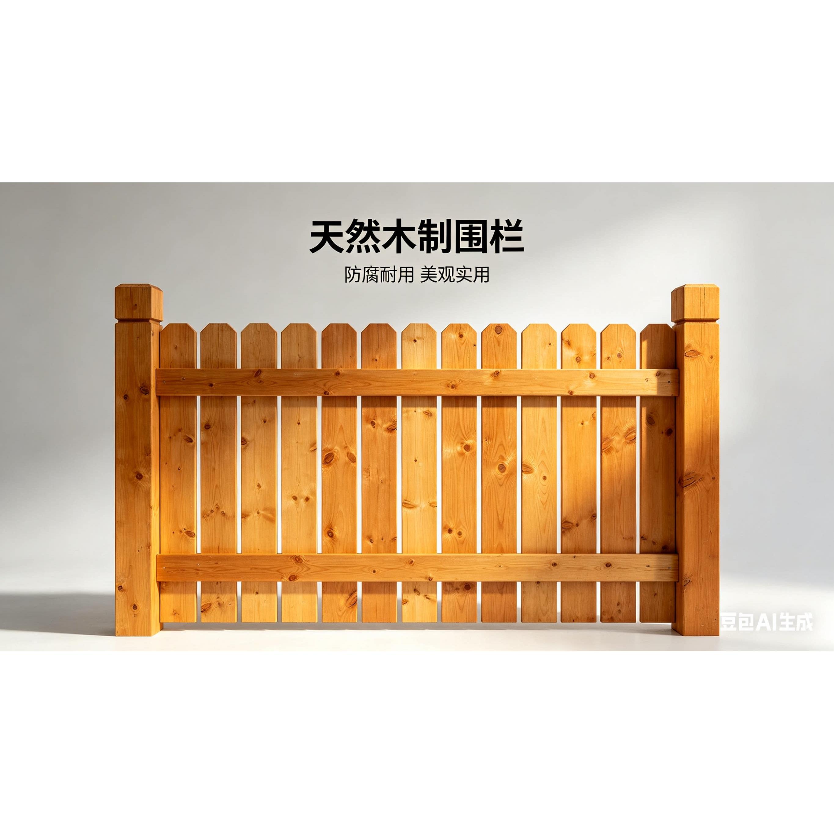 近期27买家加购】立【柱栏栅栏花园2草坪防腐木杆定制庭院隔断护