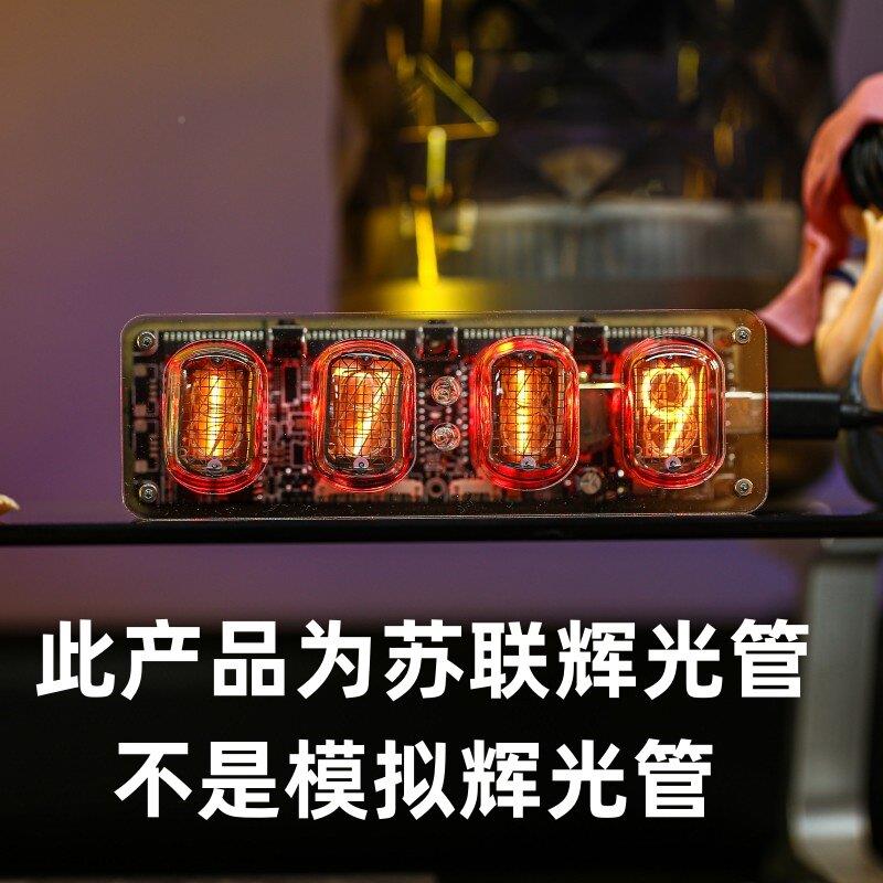 赛博电朋克苏联N12辉光I辉光ZYJ覆古怀旧子时钟闹桌面礼物创意摆