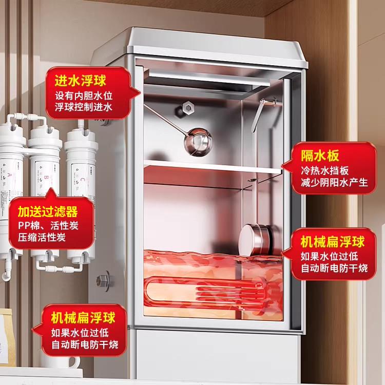 开水机商用开容60L开水水大量60L电热水器堂食工地厨房学校器箱烧