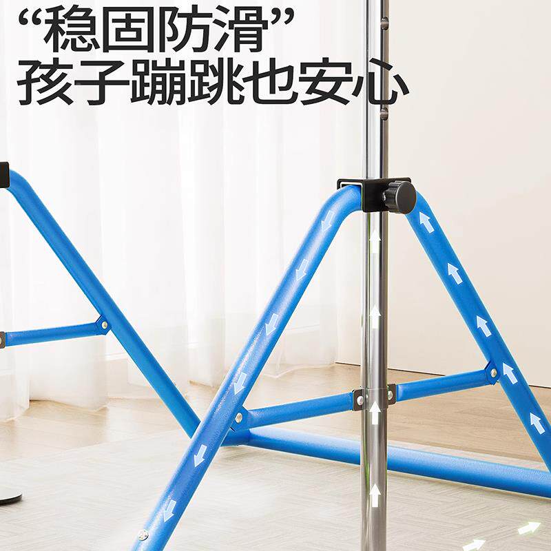9-3C5N儿童单杠室内式家用引体向器吊杠小孩家庭上落地折身叠健器