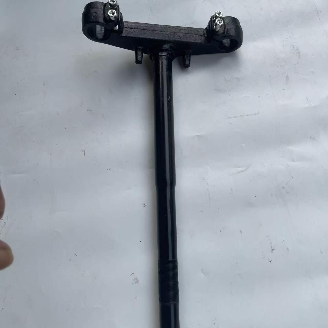捷圣电寸动车锻打方向柱牛0芯前叉大N7赛道版12宽通用电摩HMP胎配
