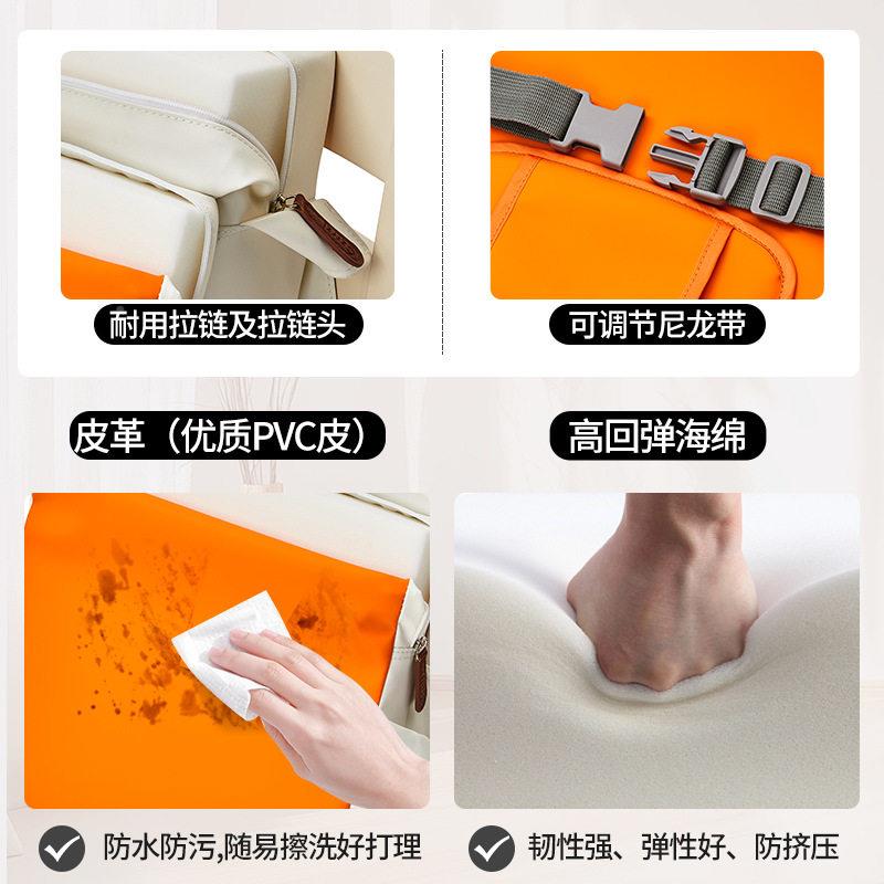 儿童用餐桌增高椅垫皮免洗靠背加高座椅家垫婴幼儿用餐椅垫坐革垫