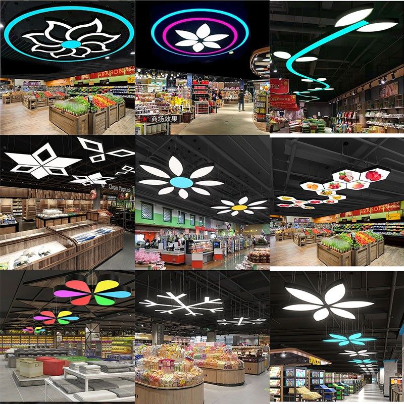 造型灯异形灯办公室灯健身房舞蹈室超市商场游乐场电玩城室吊灯,家装灯饰光源,商用吊灯,淘宝优惠券,粉丝福利购,淘宝优惠卷