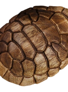 四川小叶桢楠金丝楠木实木雕刻富甲天下龟甲摆件乌龟壳手把件挂件