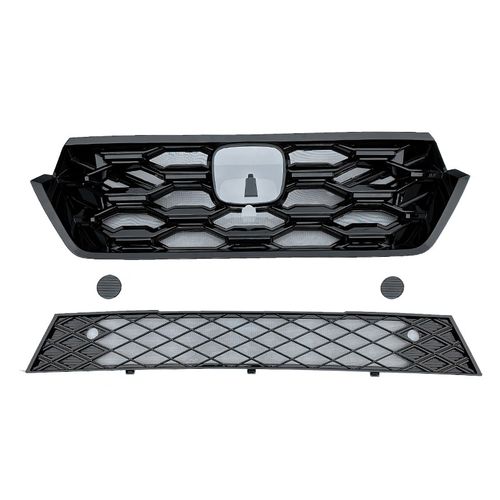 22款混动插混车卡扣防虫网前杠水箱烤漆中网饰条改装