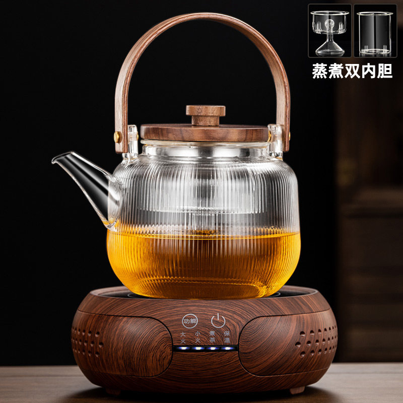 黑晶炉煮茶器单炉烧水泡茶保温泡茶炉电磁炉光波炉