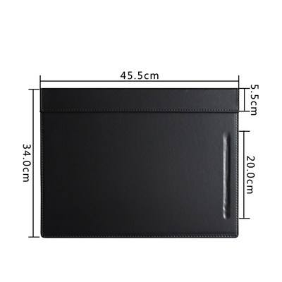 创意皮革写字板 办公桌带笔槽垫板文件夹 皮垫大班台垫商务定制