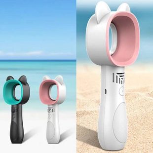 无叶迷你手持静音办公室家用随身散热USB小风扇 充电便携式