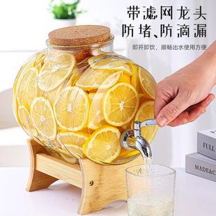 泡酒玻璃瓶带龙头高档密封大容量人参鹿茸养生专用酒桶酒坛酒罐子