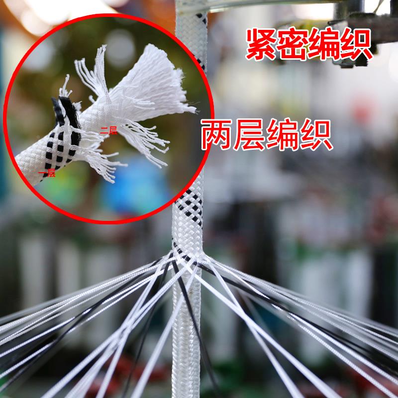 高空绳作业安绳套装涤纶双层全编耐JS-J18磨全山户外登绳蜘蛛人下