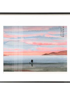 张乐x仟酒象映画 现代艺关术玄画装饰画民宿陆店挂0886画 简约猫