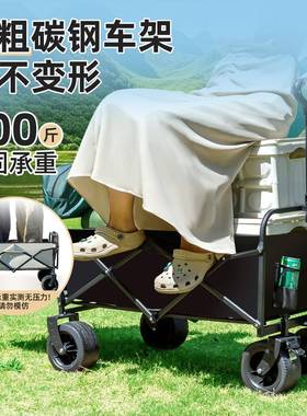 lyc00摆摊推小车地摊专用折叠烤多功能推车肠户可外便携夜市移动