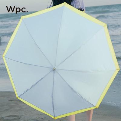 wpc遮阳伞抗UV超轻晴雨两女防伞晒遮折叠阳伞三折小巧可携801-112
