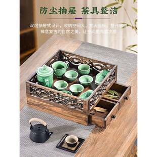 采购产品桌储面柚木存储盒，茶具泰古牛牛配件，茶咖杯和茶壶，存