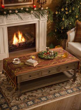 居FJTD-CJB态度莉娜层茶几桌布欧式布装饰布台梳妆台斗范柜防尘布