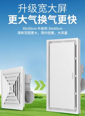 金换羚天花排BPT15-16成气扇化妆室60吸顶式集吊顶换气扇音强力静