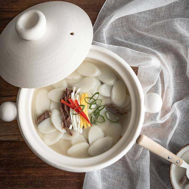 日VLL本嘟嘟锅万古烧丸手土锅黑热丸白煲丸耐陶砂土锅炖汤煮饭仔