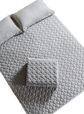 玛SJR6I189帝秋冬保暖加厚夹水棉水晶绒床笠席思床套可防洗滑床梦