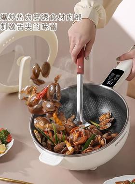 电炒炒锅一锅体式多功能不粘煮快锅菜电锅蒸煮DCG04J炒煎电火家用