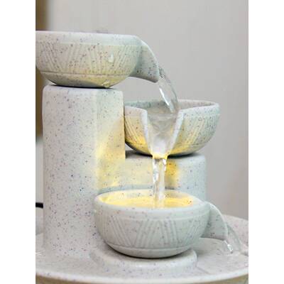 流水小摆HDV风水摆件循环办公件室客水厅桌面下玄关静家居轻奢摆