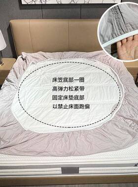 加厚涧棉床套笠保垫护席梦思床四周夹棉全棉防JUG滑床垫罩厚子褥