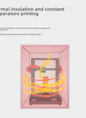 3D打尘印机恒温护罩可拆卸箱保温RDM防水防阻燃铝箔布密封防火阻