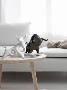 创意家居乔迁摆件装饰品客厅电视柜玻璃酒柜办公室玄关陶瓷工艺品