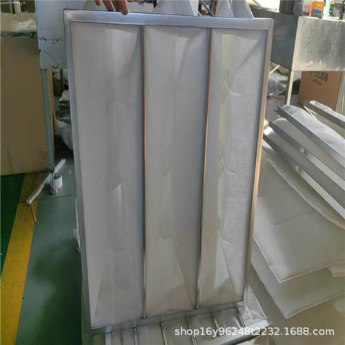 环保设备配套镀锌框高周波空气过滤袋加厚菱形棉DPA过滤袋