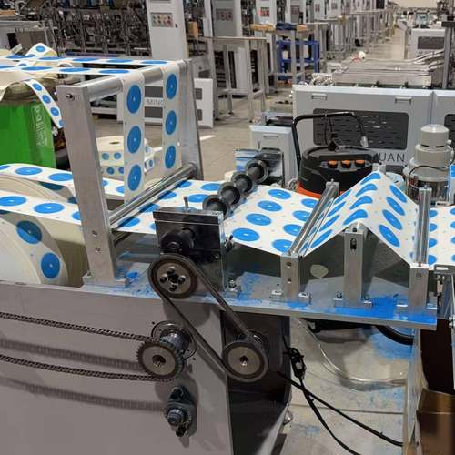 酒店家用一次性烟灰缸设备底纸涂胶撒粉烘干机全自动伺服控制