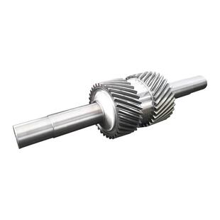 工厂供货冶金行业矿山机械设备传动齿轮箱配件人字齿轮轴