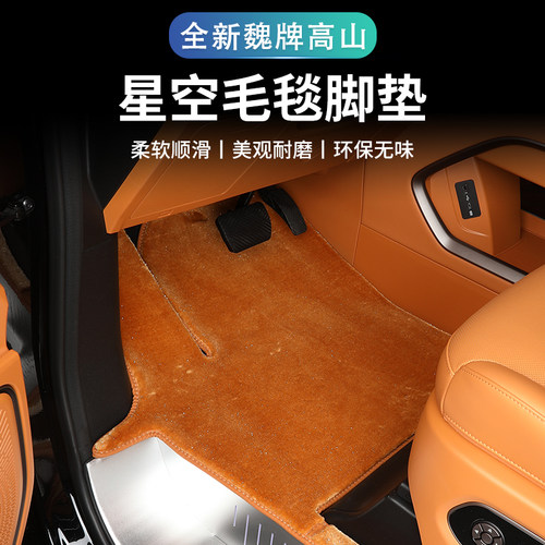 魏牌高山星空毯第二排脚垫