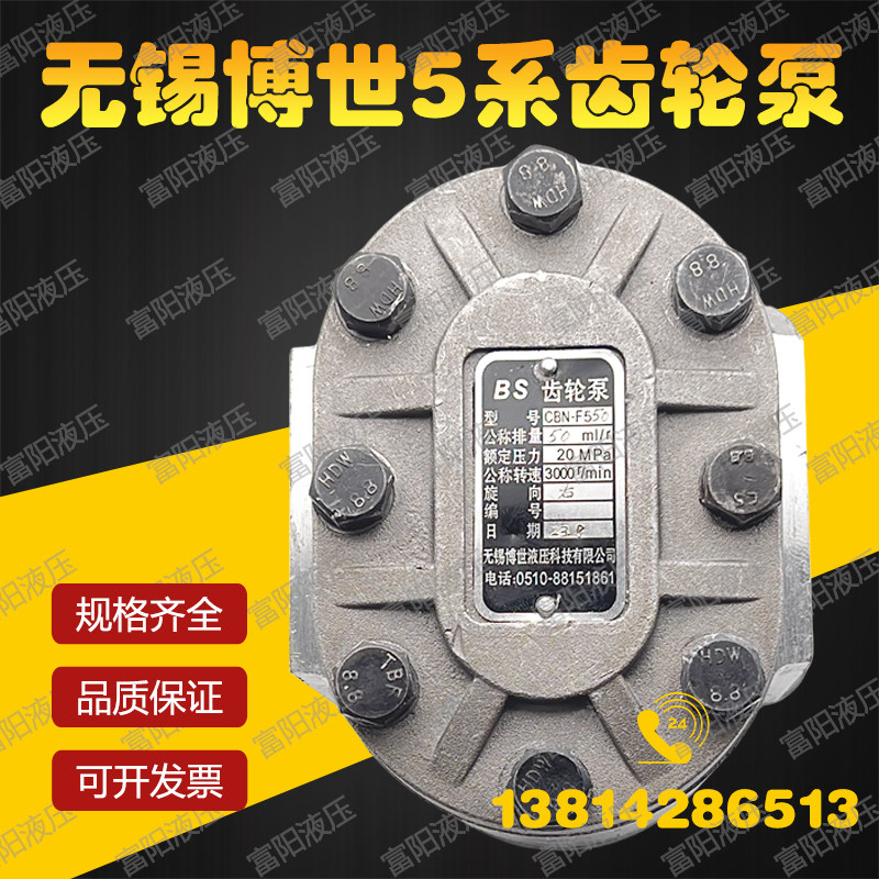 液压齿轮泵CBT-E532/550/563/580农用车自卸液压油泵无锡博世液压图片
