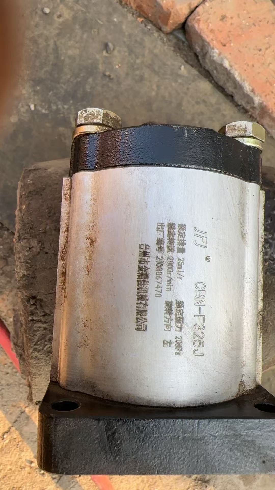 JFJ台州市金福佳机械有限公司液压齿轮泵CBN-F312J/F316J/325油泵