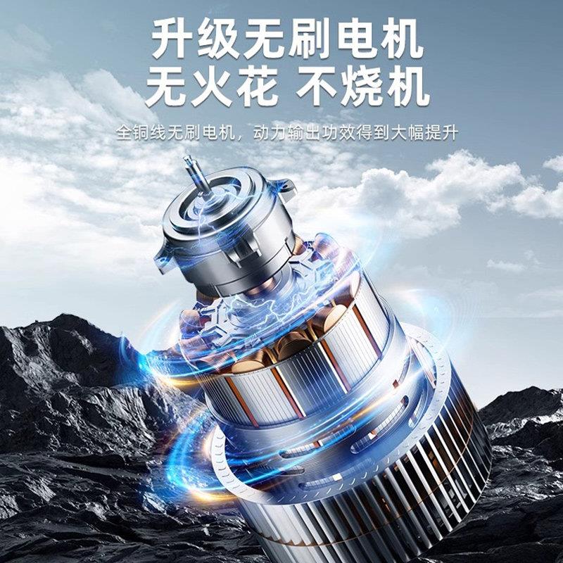 无刷动手大扭力扳多功能冲胎击风炮小型冲击扳ZKB手轮汽修电工具