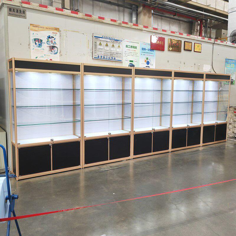玻展示柜汽车用品货架古董柜珠璃宝礼品柜化妆品品样展示架台展柜