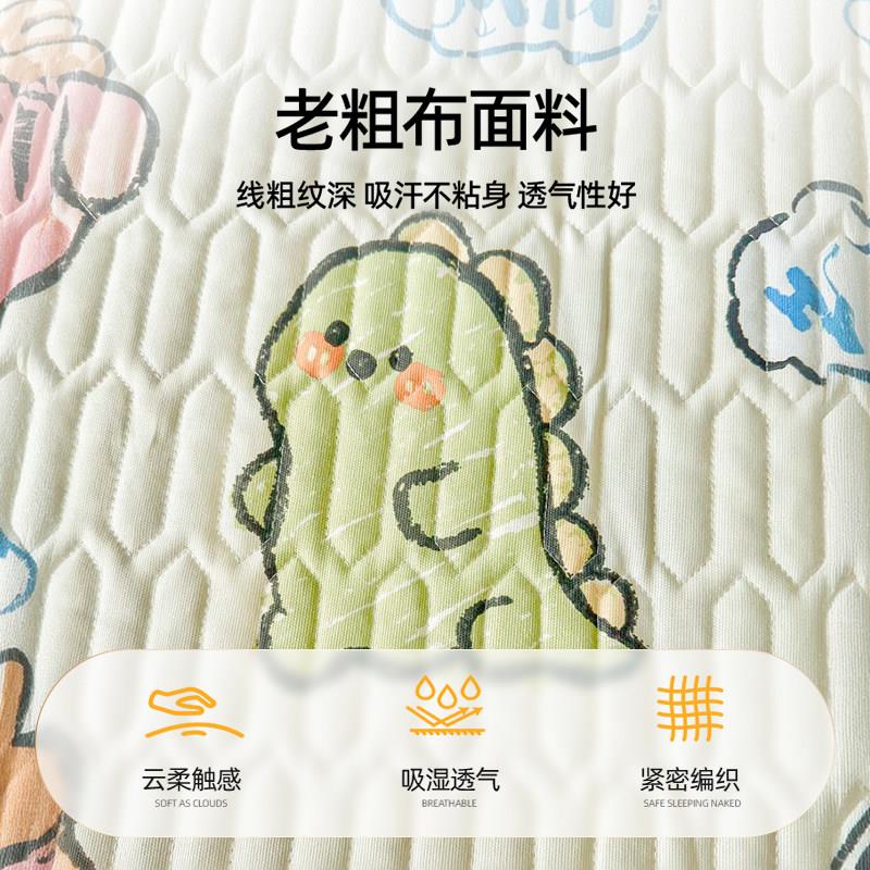 婧麒老类粗布床盖三件套软家用卧室a母婴级凉A席子防滑夹Ccg21448