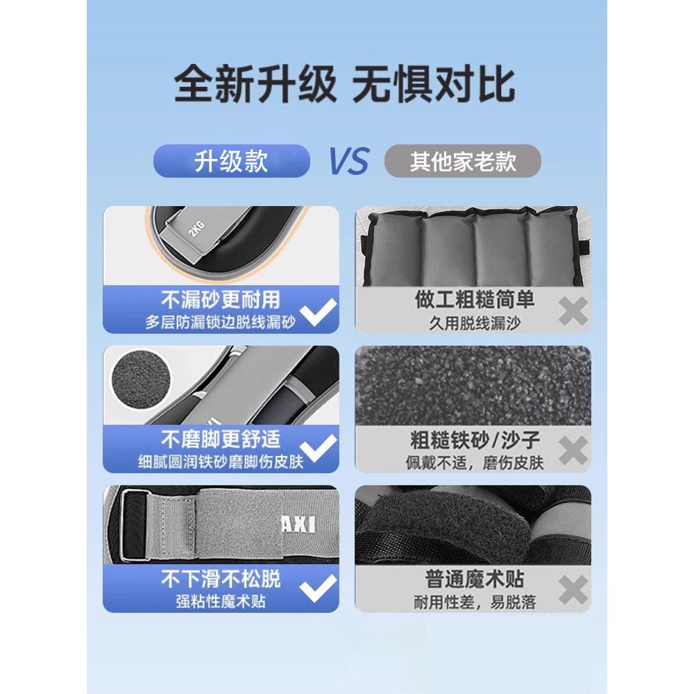 德增肌抗阻年沙袋绑伽腿ANR负国重瑜腿部肌肉训练跑步脚腕隐形中