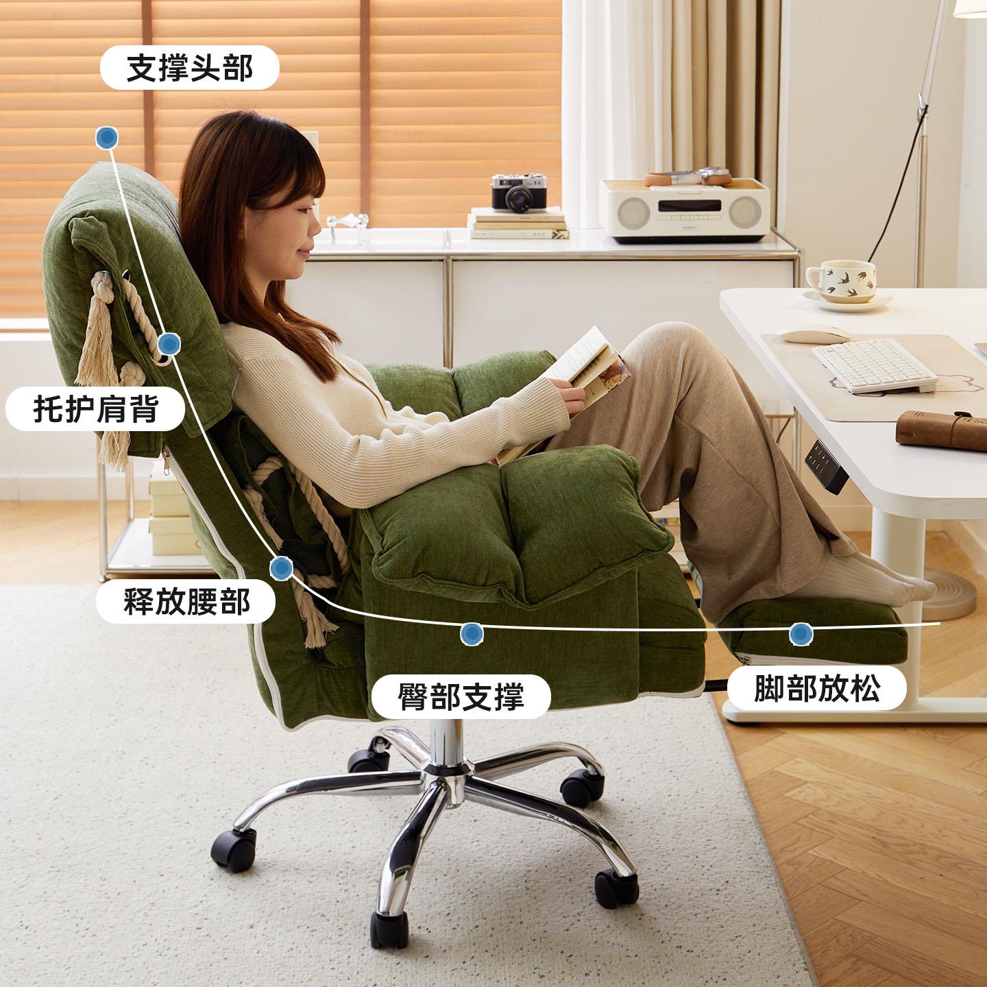 家用办电脑椅休闲人舒适靠背椅子书房公椅宿舍SEN-001d学生卧椅室