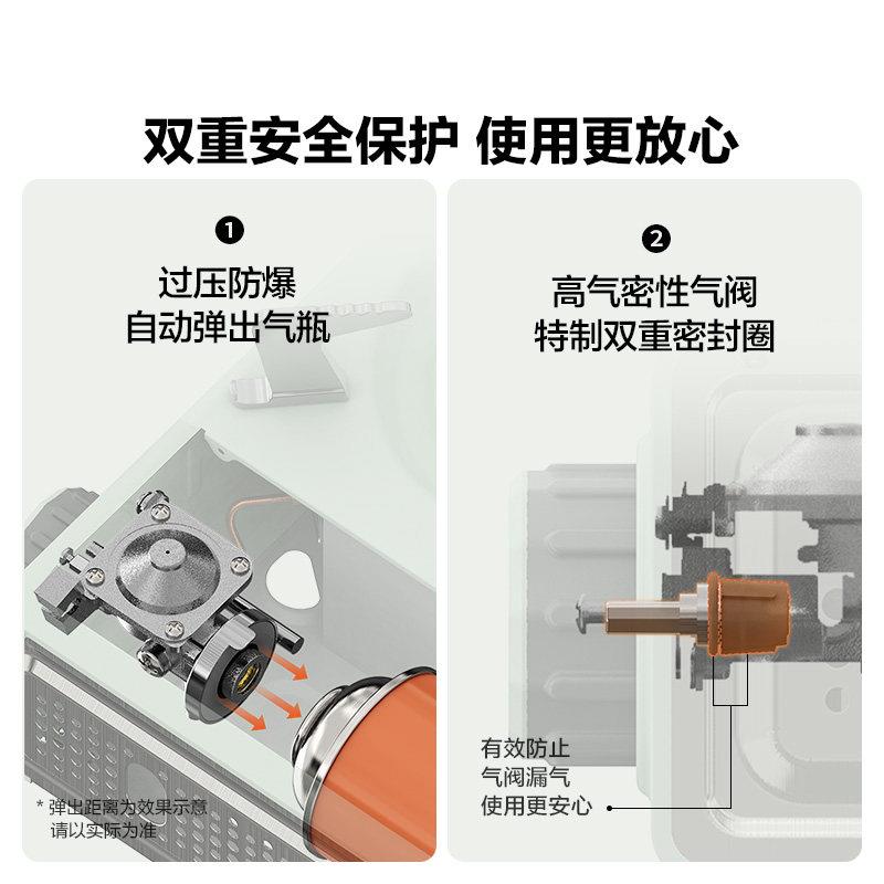 北鼎卡式炉具户携外炊BDCH1烧烤炉可式瓦斯炉露营安全防爆烤锅炉
