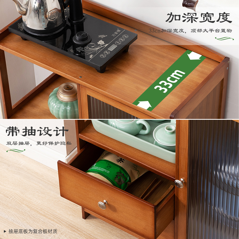 木马人茶桌茶几客厅家用小茶台小户型轻奢简约现代客厅阳台泡茶桌