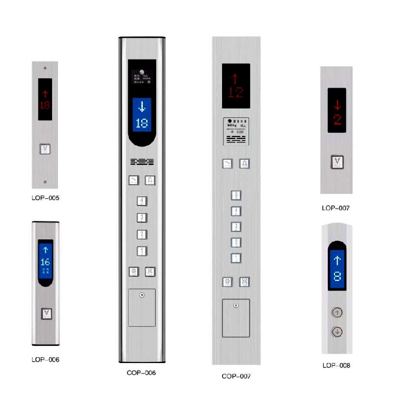 电梯轿厢面板/乘客梯货梯操纵板/楼层呼唤盒/操纵箱/楼层选择板