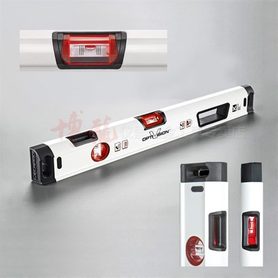 O方管视窗带磁水平尺以色列普路嘉宝9红色水准泡高精度