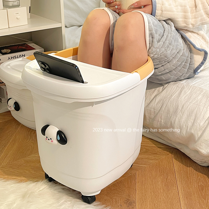 泡脚桶家用过小腿洗脚水桶高深加厚养生足浴桶宿舍保温按摩洗脚盆